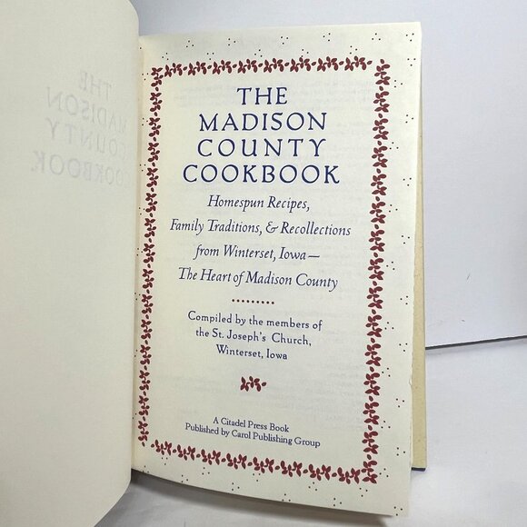 The Madison County Cookbook Winterset Iowa 1997 - Picture 2 of 7